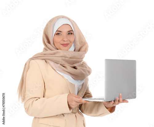 Portrait of pretty Muslim b...