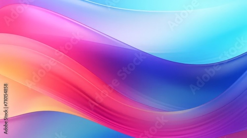 Blurred colored abstract background. Smooth transitions of iridescent colors. Colorful gradient. Rainbow backdrop. © Jalal