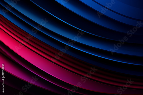 Abstract dark design of blue and pink shades with a set of stripes