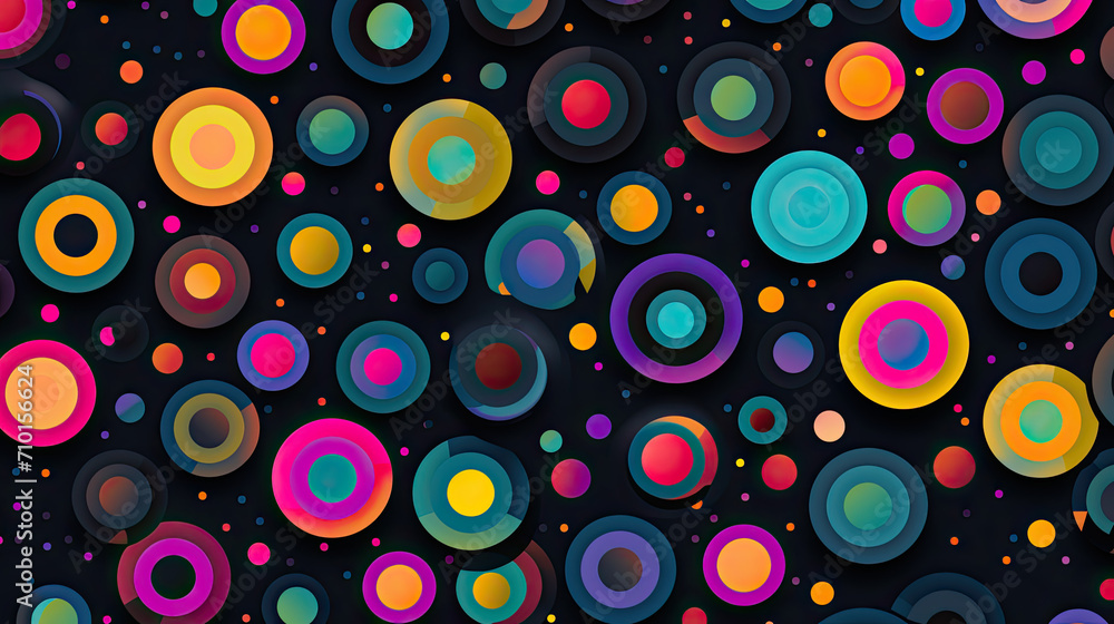 vibrant dots and circles pattern vibrant dots and circles pattern