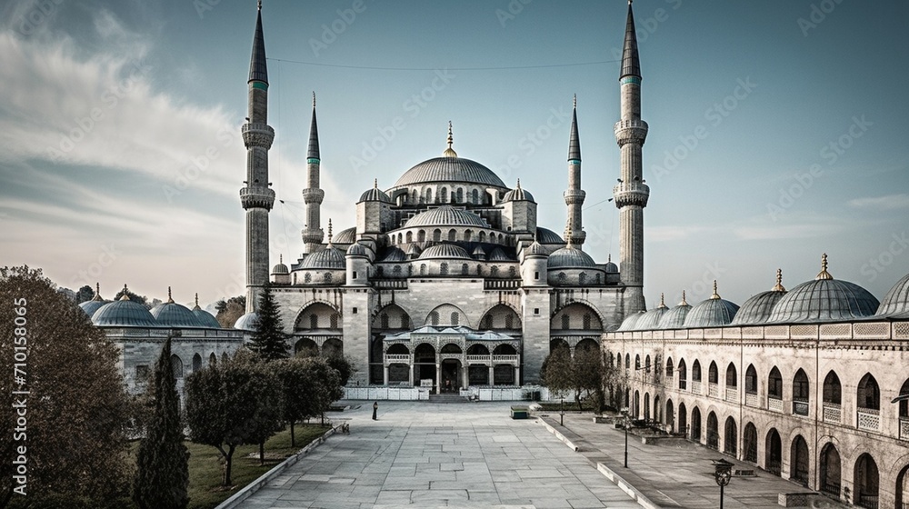 Fototapeta premium blue mosque