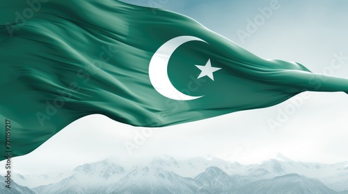 Pakistan day: celebrating unity, freedom, and heritage in a symphony of green and white, honoring the nation's journey towards independence and prosperity on this historic occasion.
