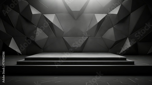 design geometric podium background illustration abstract triangle, square hexagon, polygon symmetry design geometric podium background