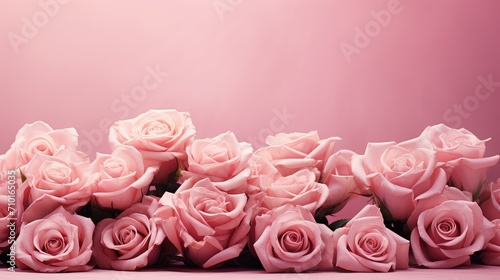 soft rose pink background illustration feminine romantic  delicate elegant  blush petals soft rose pink background