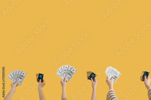 Women with credit cards and...