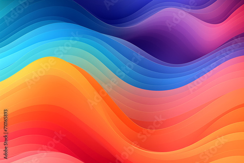 A colorful background with a wavy design in the middle