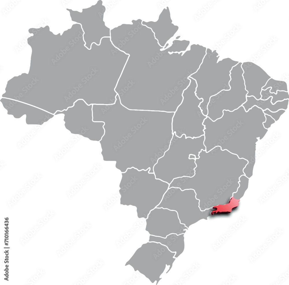 RIO DE JANEIRO DEPARTMENT MAP PROVINCE OF BRAZIL 3D ISOMETRIC MAP RIO DE JANEIRO DEPARTMENT MAP PROVINCE OF BRAZIL 3D ISOMETRIC MAP