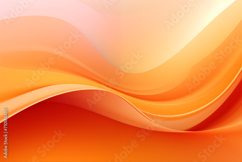 Abstract orange curve background
