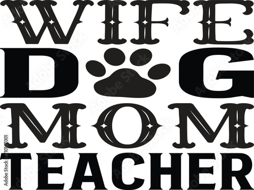 Doggy Quote, Funny Dog Quote, Cute Puppy Design, Cute Dog quotes eps cut file, Touching Dog quotes design, Cute Puppy cut file, Dog eps files, Vector