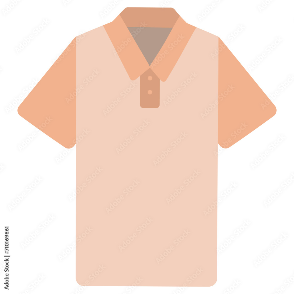 Shirt Flat Icon Vector Illustration Shirt Flat Icon Vector Illustration