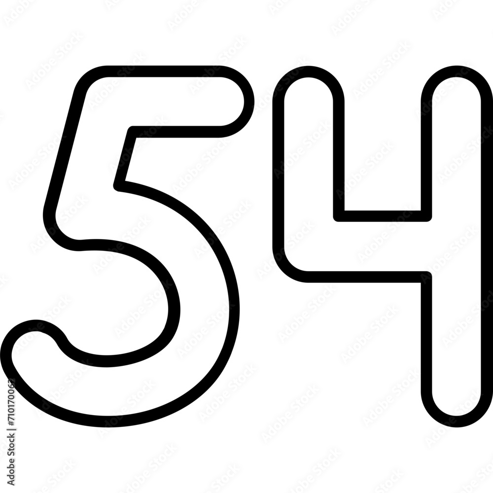 Fifty four Icon Fifty four Icon