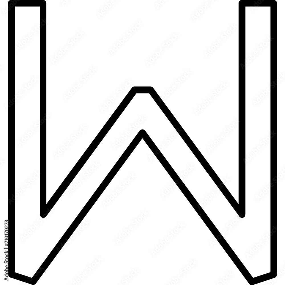 Capital W Icon Capital W Icon