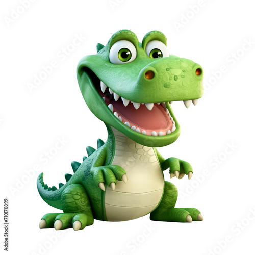 PNG 3d character cute dragon isolated on transparent background © Maestro