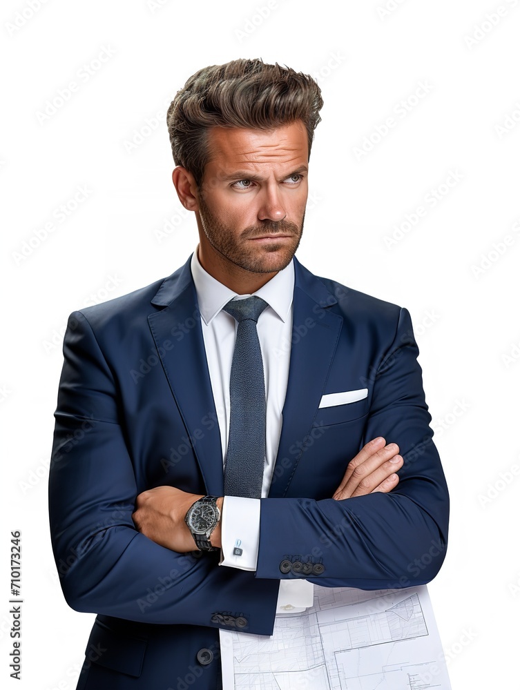 Male Architect Designing Buildings, AI Generated Male Architect Designing Buildings, AI Generated
