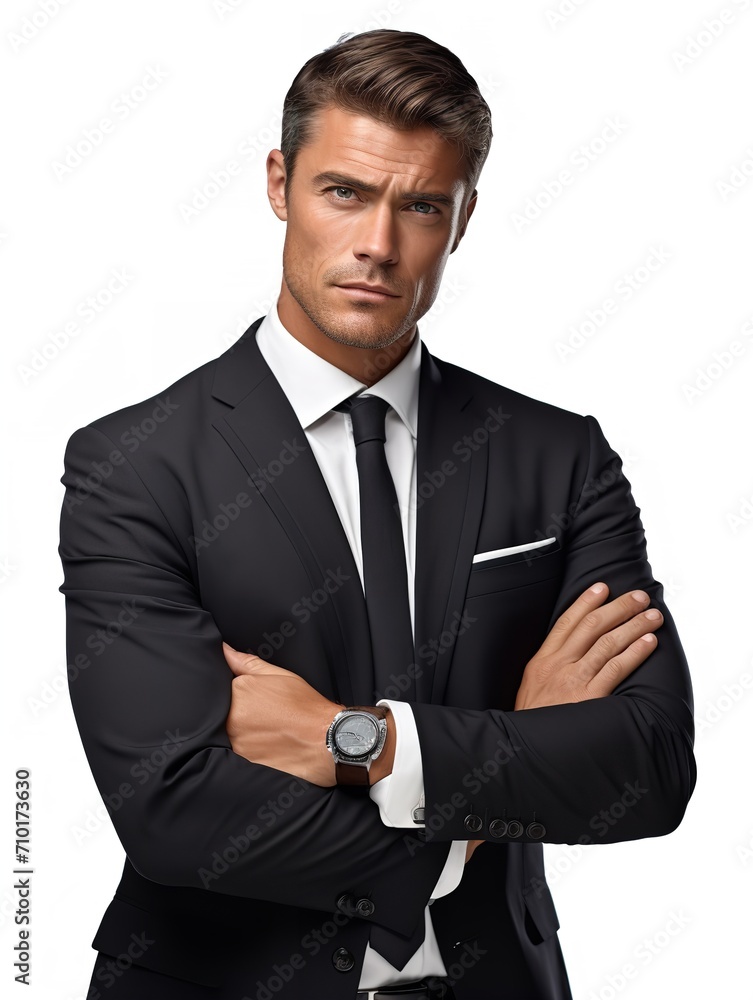 Male Business Manager Leading Team, AI Generated Male Business Manager Leading Team, AI Generated