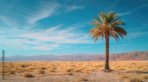 Date palm oasis