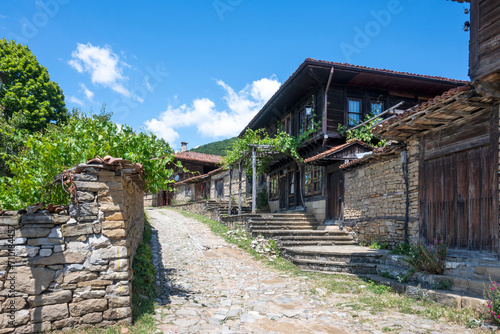 Village of Zheravna with nineteenth century houses, Bulgaria