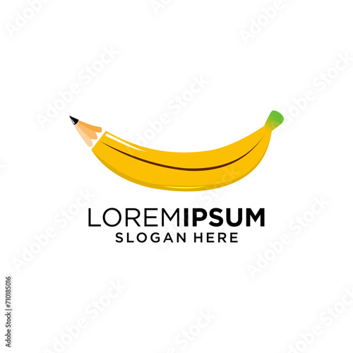 banana fruit logo