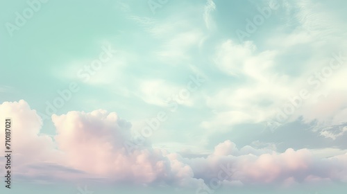 clouds sky pastel background illustration sunsunrise blue  pink purple  serene tranquil clouds sky pastel background