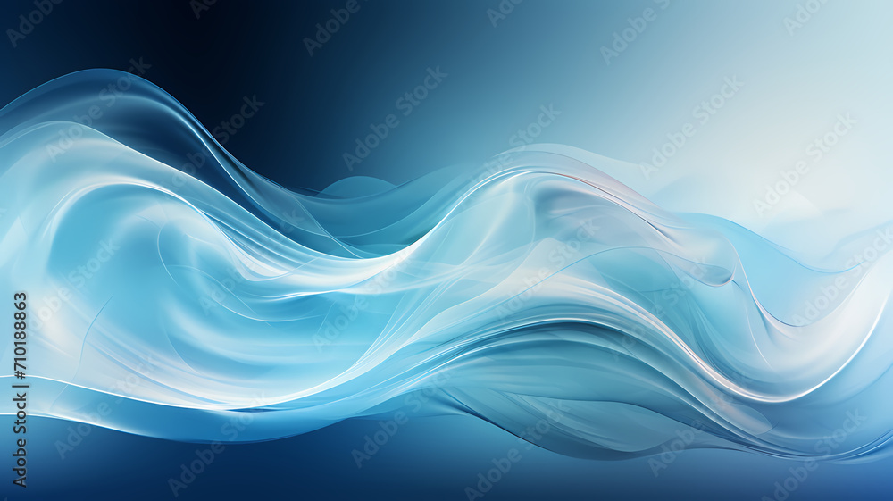 Fototapeta premium futuristic white and blue abstract digital art background