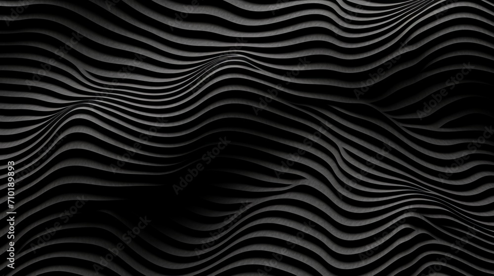 Abstract black wave texture pattern with dynamic flowing lines for design and decoration Abstract black wave texture pattern with dynamic flowing lines for design and decoration