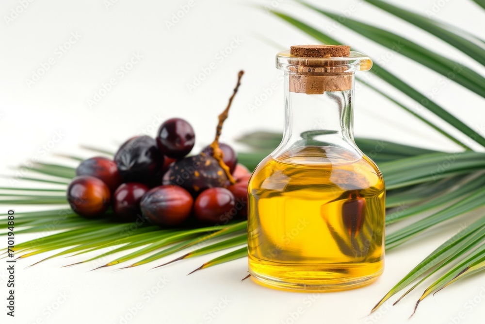 Palm oil. Background with selective focus and copy space Palm oil. Background with selective focus and copy space