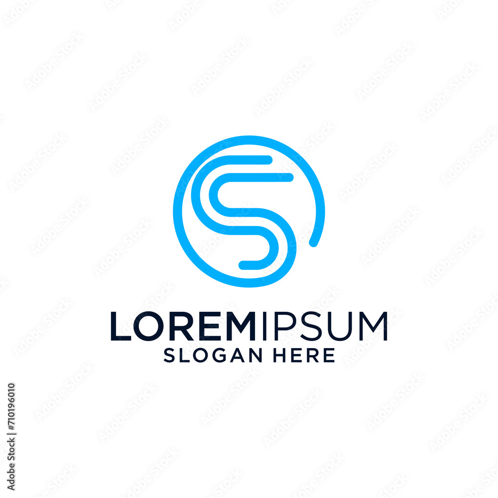 Letter S Logo Design vector template 