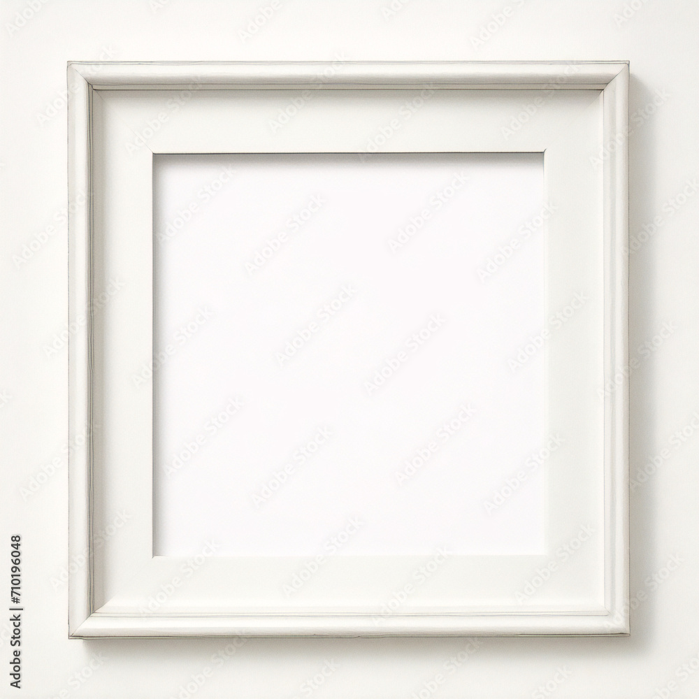 Weißes Rahmenmodell im Innenraum auf weißem Wandhintergrund. Vorlagenrahmen für Text. Poster-Attrappe. Rechteckiges Wandbild oder Fotorahmen-Attrappe Weißes Rahmenmodell im Innenraum auf weißem Wandhintergrund. Vorlagenrahmen für Text. Poster-Attrappe. Rechteckiges Wandbild oder Fotorahmen-Attrappe