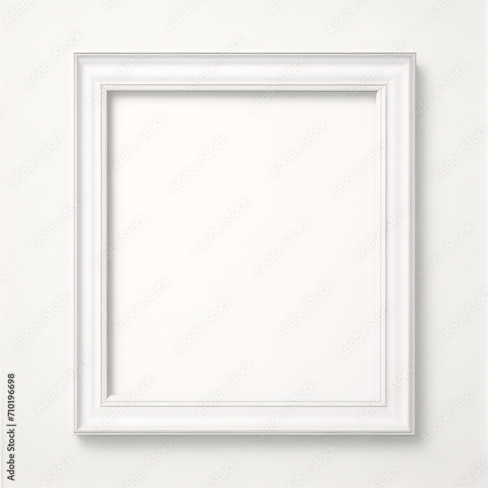 Weißes Rahmenmodell im Innenraum auf weißem Wandhintergrund. Vorlagenrahmen für Text. Poster-Attrappe. Rechteckiges Wandbild oder Fotorahmen-Attrappe Weißes Rahmenmodell im Innenraum auf weißem Wandhintergrund. Vorlagenrahmen für Text. Poster-Attrappe. Rechteckiges Wandbild oder Fotorahmen-Attrappe
