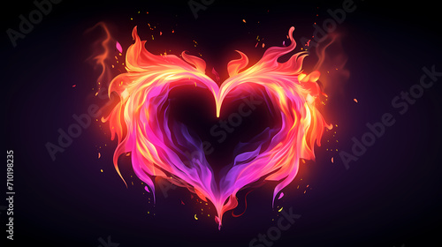 Vibrant Valentine s Day background  hearts background