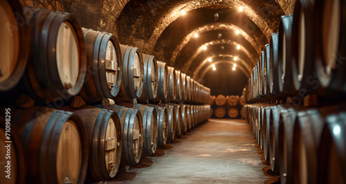 Wine sellers  oak casks