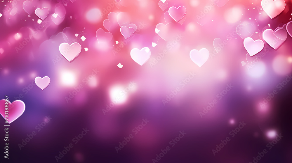 Romantic heart-shaped Valentine's Day background, symbolizing Valentine's Day, wedding, love