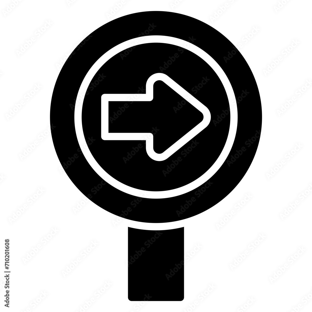 Turn Right Icon Turn Right Icon