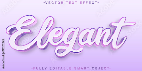 Shiny Elegant Vector Fully Editable Smart Object Text Effect