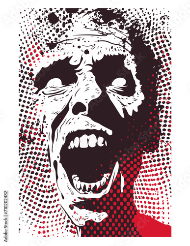 Zombie screaming 