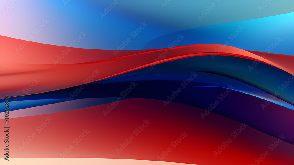 Fototapeta premium red and blue abstract digital art background