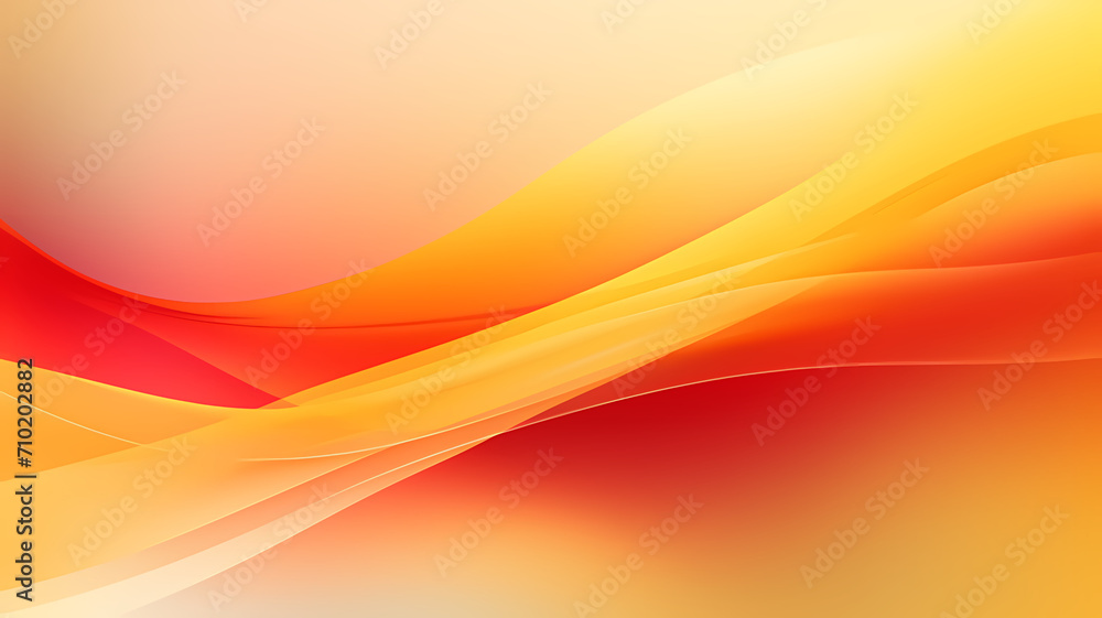 Obraz premium yellow and red abstract digital art background