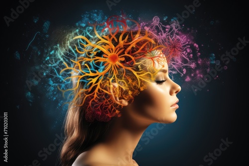 Mindfulness, thought center as mental powerhouse. Cognitive capabilities, neuromorphic engineering, neuroperipheral processes. Neurophenotyping, neurostimulation, emerging field of neurotheranostics
