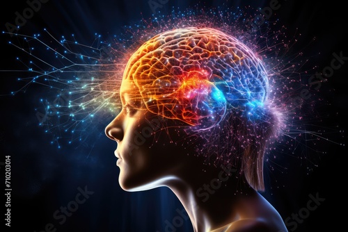 Mindfulness, thought center as mental powerhouse. Cognitive capabilities, neuromorphic engineering, neuroperipheral processes. Neurophenotyping, neurostimulation, emerging field of neurotheranostics