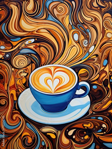 Espresso Art Wall Art: Captivating Latte Designs for a Coffee Lover's Paradise