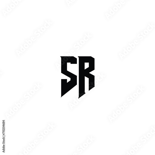 SR, RS, S, R abstract letters logo monogram. SR Letter Initial Logo Design Template Vector Illustration