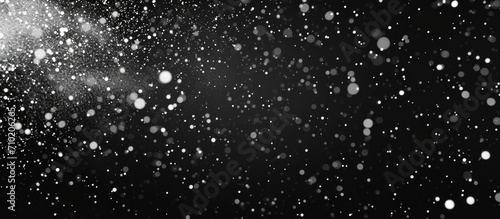 Looping animation of snowfall against a black backdrop, with transparent composite modes.