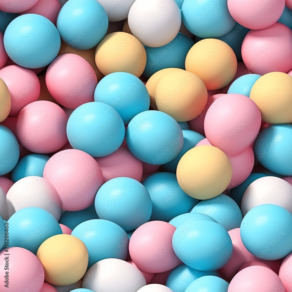 Seamless easter pastel colors pattern background vector illustration for decorative use