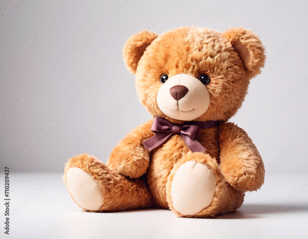 Obraz premium Cute teddy bear. Soft plush toy