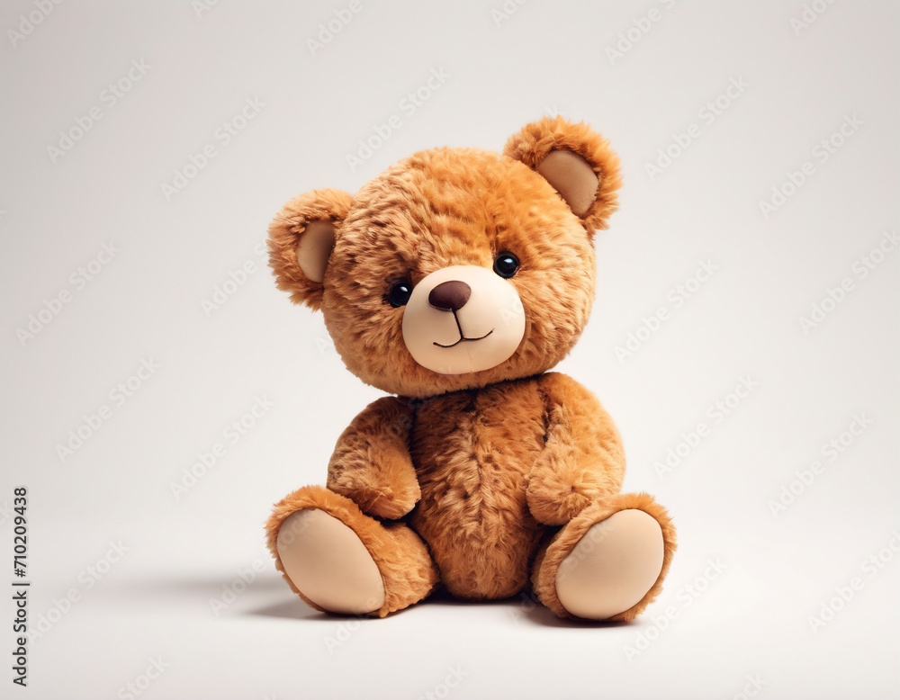 Cute teddy bear. Soft plush toy