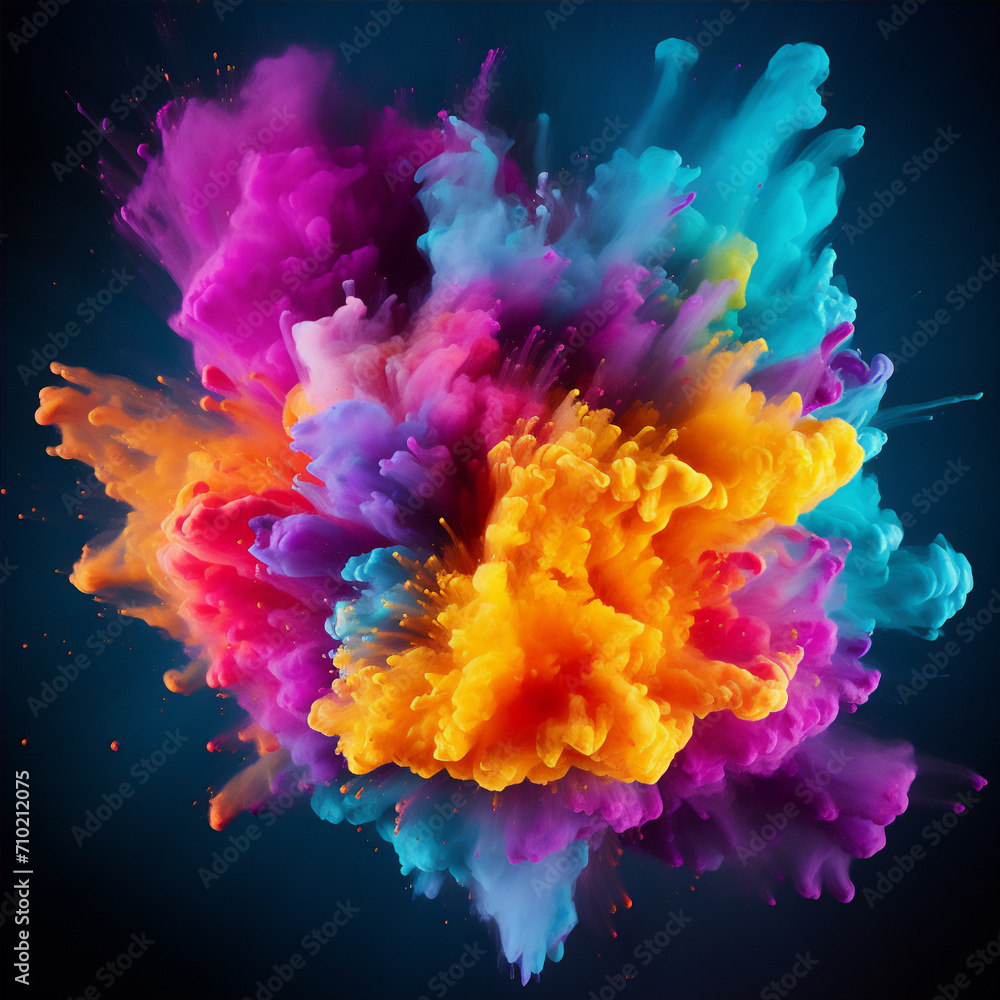 abstract colorful splash background
