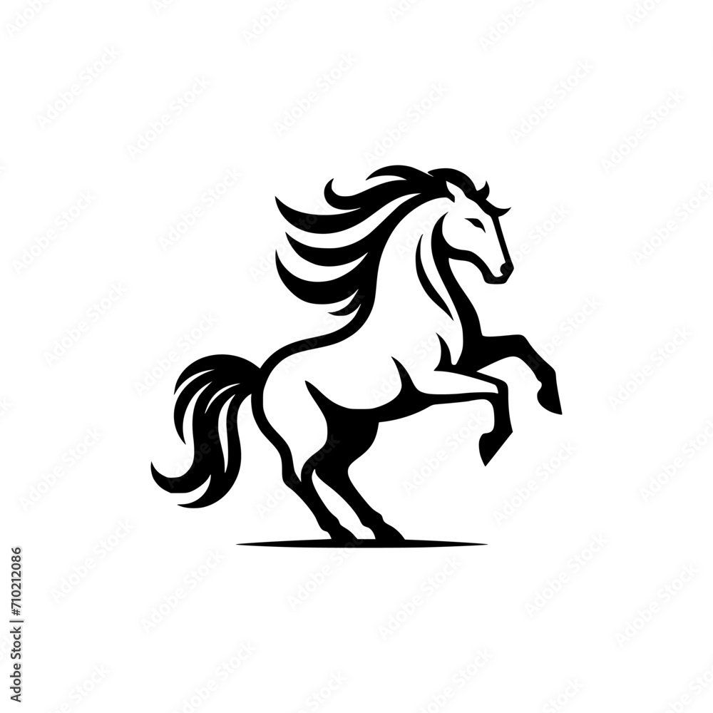 High Quality Vector Logo of a Majestic Rearing White Horse. Versatile Symbol of Strength and Elegance for Logos, Branding, and Marketing. Isolated on White Background for Seamless Integration. High Quality Vector Logo of a Majestic Rearing White Horse. Versatile Symbol of Strength and Elegance for Logos, Branding, and Marketing. Isolated on White Background for Seamless Integration.