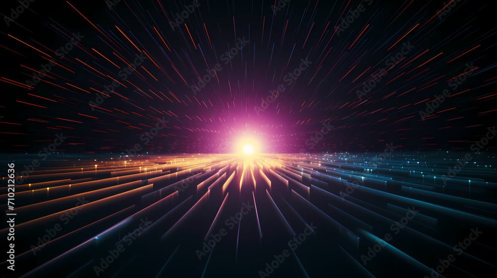 Obraz premium Abstract lines background, digital abstract background