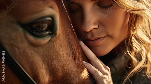  Majestic close-up shots of a horse with its rider, capturing the bond and connection between them