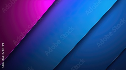 Abstract geometric background with blue and purple diagonal stripes photo
